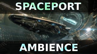 Busy Spaceport Ambience with Spaceship Sounds [upl. by Tsnre]