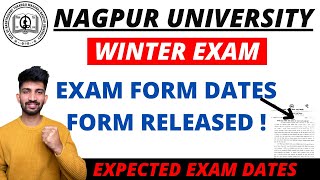 RTMNU Winter Exam 2023 Exam Form Released  Nagpur University Winter Exam Dates 2023 [upl. by Redyr]