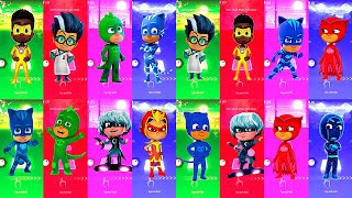 PJ Masks  Romeo 🆚 Newton Star 🆚 CatBoy 🆚 Owlette 🎶 Tiles Hop EDM Rush [upl. by Lyrradal799]