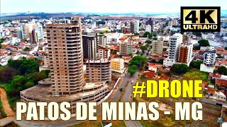 PATOS DE MINAS  MG DRONE PRAÇAMADRID FATIMAPORTO CENTRO 4K [upl. by Studnia]