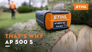 STIHL AP 500 S battery  Thats why [upl. by Llenreb]