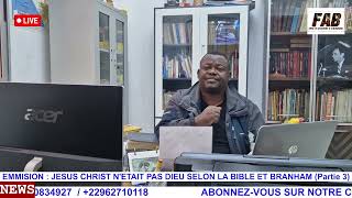 JESUS NETAIT PAS DIEU SELON LA BIBLE ET BRANHAM Suite Et Fin [upl. by Nolrac]