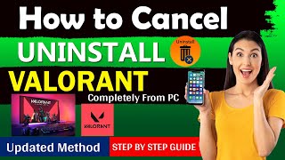 How to Uninstall Valorant Completely  New Updated Easiest Method [upl. by Deyas]