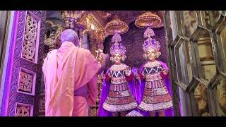 BAPS Bochasan Mandir ekadashi Aarit darshan 1952024 [upl. by Lareneg]