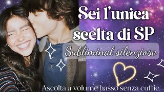 RELAZIONE ESCLUSIVA con SP E RIMOZIONE TERZA PARTE 3p Subliminal silenzioso ❄️✨ [upl. by Aserehs424]