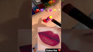 Bridal Bold Burgundy Red Lipstick 💄 shade colourmixing lipstickhacks satisfyingvideo [upl. by Yank]