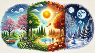 Four Seasons Song  Four Seasons In A Year  English Educational Video For Kids [upl. by Goldshlag802]