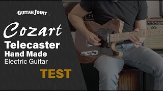 Cozart Telecaster Custom Maple Hand Made Electric Guitar TEST [upl. by Oiliruam445]