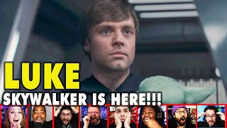 Reactors Reaction To Seeing Luke Skywalker On The Mandalorian Season 2 Episode 8  Mixed Reactions [upl. by Eiba]