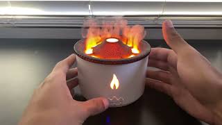 How to use the Volcanic Humidifire Flame Diffuser [upl. by Read]