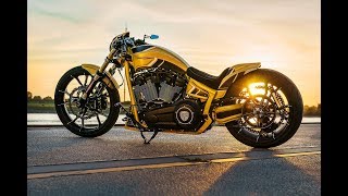 Thunderbike Silverstone Making of  HarleyDavidson Softail Breakout Custom [upl. by Alset]