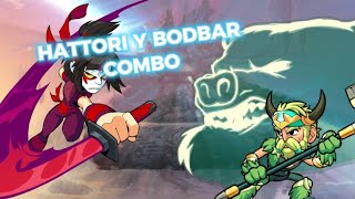 combo con hattori y bodbar en brawlhalla [upl. by Shane]