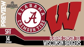 Alabama vs Wisconsin Preview  What If Bama Fixes the OL College Football 2024 [upl. by Sellihca]