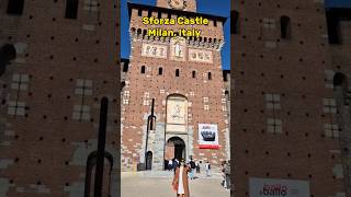 Sforza Castle of Milan Italy travel milan tour italy shorts viralshort [upl. by Aryaz]