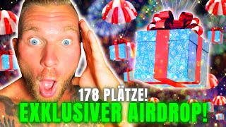 10000 geschenkt bekommen 😱 Exklusiver neuer Airdrop 178 Plätze [upl. by Anaihr]