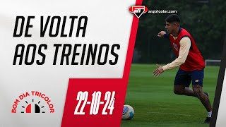 Elenco volta de folga e INICIA treinos com FOCO no Criciúma no Sábado  Bom Dia Tricolor [upl. by Ronnoc]