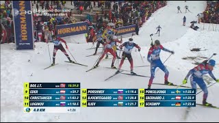 Biathlon  quot Massenstart Herren quot  Annecy  Le Grand Bornand 2019  quot Mass Start Men quot [upl. by Blanche]