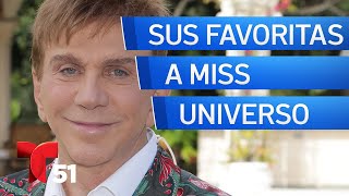 Osmel Sousa dice sus favoritas a Miss Universo [upl. by Mia824]