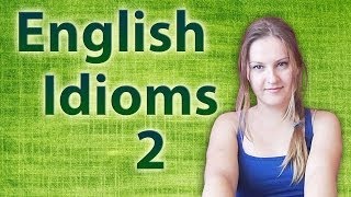 №34 English Vocabulary 12 Idioms 2  hold that thought walk all over half the battle punch line [upl. by Heshum]