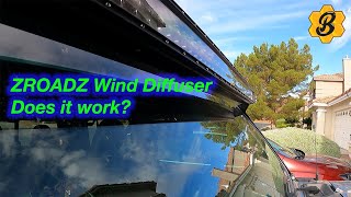 light bar noise will theZROADZ Wind Diffuser does it work to Kill it [upl. by Ligriv]