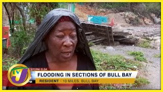 Flooding in Sections of Bull Bay Jamaica  TVJ News [upl. by Augustus888]