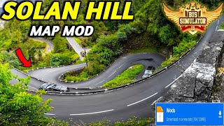 Map Mod Bussid 42  Released Solan Extreme Hill Map Mod For Bus Simulator Indonesia।Bussid Mod Map [upl. by Alicec]