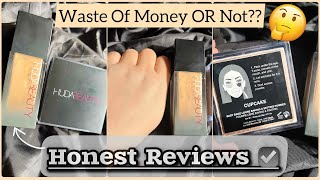 Huda Beauty Foundation Honest Reviews✨ Huda beauty powder shade ☑️ hudabeauty [upl. by Bowlds]