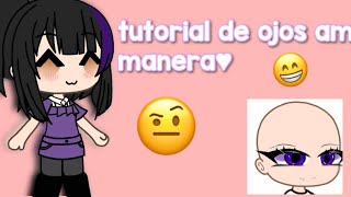 tutorial de ojos para gacha life gacha club gacha xd no veas la descripción 🤨 [upl. by Goulden]