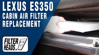 How to Replace Cabin Air Filter Lexus ES350 2007  2018 [upl. by Marcel]