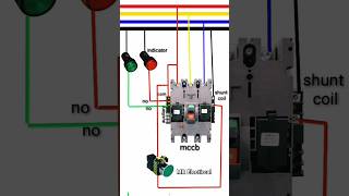 Mccb circuit breaker  mccb  mccb circuit breaker connection  mccb connection  mccb switch [upl. by Adnilra]