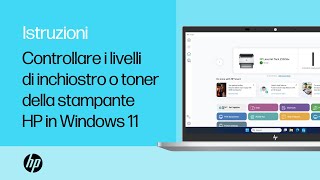 Controllare i livelli di inchiostro o toner della stampante HP in Windows 11  HP Support [upl. by Ocirne473]