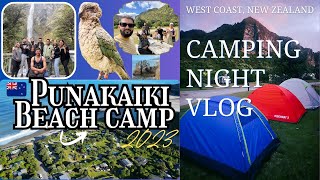 Camping Vlog  Punakaiki Beach Camp  West Coast New Zealand [upl. by Aitropal]