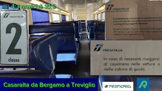 🚉 Casaralta da Bergamo a Treviglio Primo e unico video in formato 43 invece che 169 [upl. by Abram803]