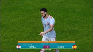 CROAZIA  SPAGNA EURO 2020 [upl. by Neelrahc836]