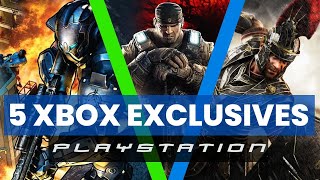 5 Xbox Exclusive Games I WANT on PlayStation [upl. by Hunt]