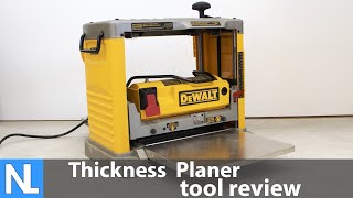 DEWALT Portable Thickness Planer DW734 Review [upl. by Kiri]