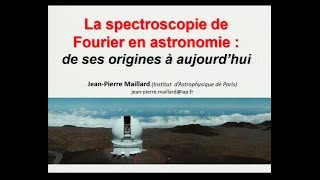 La spectroscopie de Fourier en astronomie  de ses origines à nos jours [upl. by Kinson145]