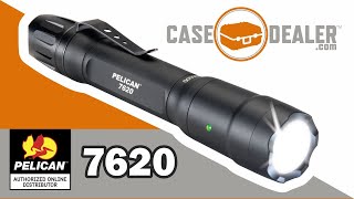 The Pelican 7620 Tactical Flashlight Features and Battery Options [upl. by Riek891]