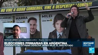 ¿Por qué Javier Milei fue el candidato más votado en las elecciones primarias de Argentina [upl. by Gerk]