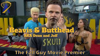 Beavis and ButtHead AKA Dean and Jeff at The Fall Guy Premier [upl. by Fennell]