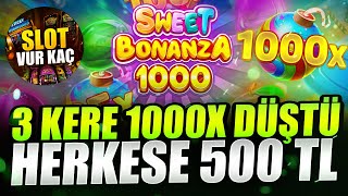 SWEET BONANZA 1000  YENİ OYUN 1000X 3 KERE DÜŞTÜ MAX WİN YOLUNDAYIZ [upl. by Inacana]