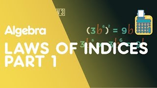 Laws of Indices  Part 1  Algebra  Maths  FuseSchool [upl. by Sansen]