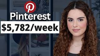 How I Make 5782 Per Week With Pinterest Affiliate Marketing Full Tutorial [upl. by Hamachi]