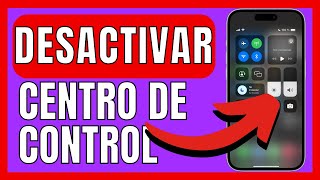 ✅COMO DESACTIVAR CENTRO DE CONTROL DE LA PANTALLA DE BLOQUEO EN IPHONE [upl. by Royden483]