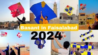 FAISALABAD BASANT 2k24❤️  IS DAFA DO BASANT HU GE 2223 or 2901 ki🔥  FULL MAZAYYYY👀foryoupage [upl. by Anitsyrk]