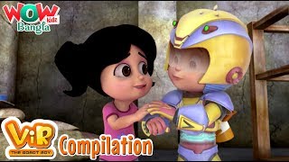 Vir The Robot Boy  Bengali stories for kids  Wow Kidz Bangla  Compilation 01 [upl. by Ashia]