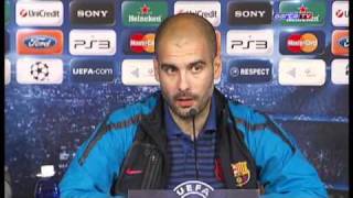 FC Barcelona Rueda de prensa de Pep Guardiola en el Bernabéu íntegra [upl. by Philcox415]