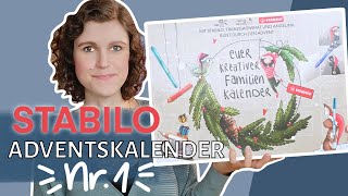 STABILO Adventskalender 2021 für die ganze Familie [upl. by Irv]