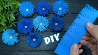 How to make EASY Paper Flowers DIY Paper Craft Ideas Tutorial [upl. by Anileme]