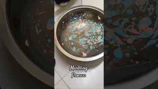 Marbling on canvas marbling art fun diy [upl. by Rhynd]